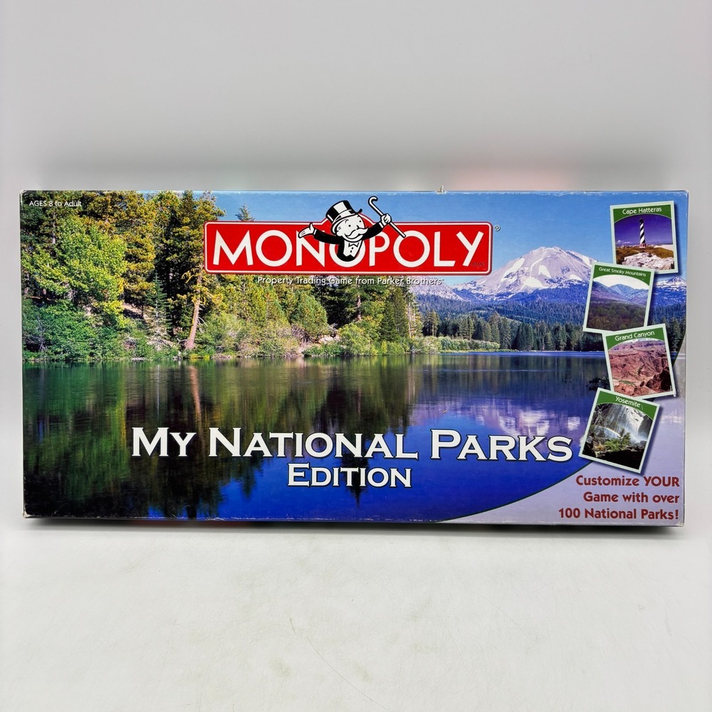 Monopoly My National Parks Edition COMPLETE USAopoly 2008 Outdoor Forests